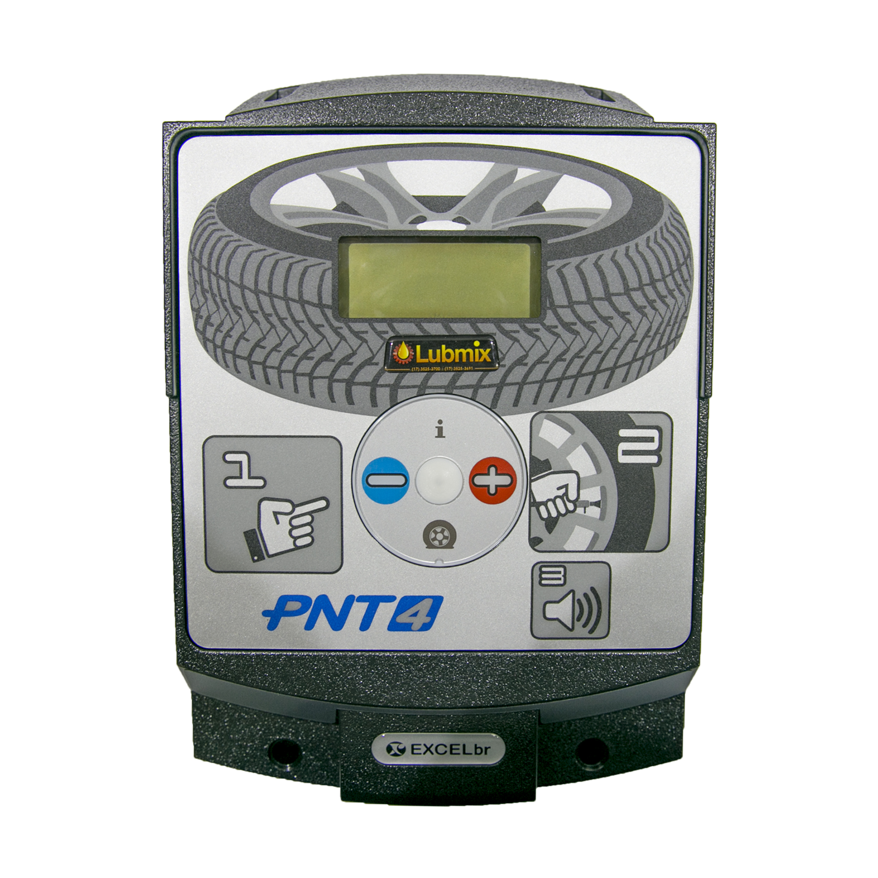 Calibrador de Pneus Eletrônico 12V Lupus 0174 com 10 Metros de Mangueira 1-4Pol