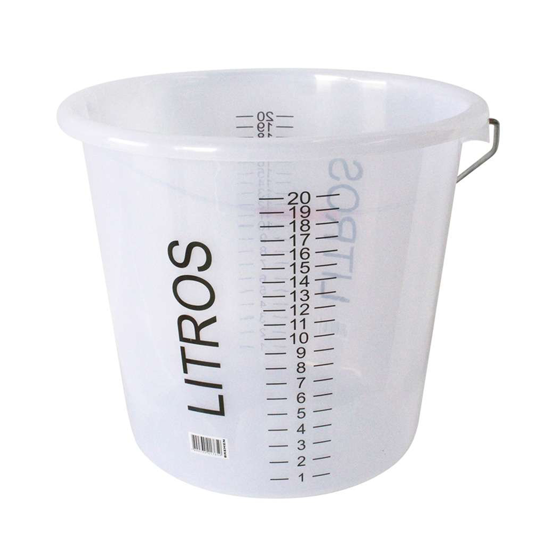 Balde Graduado Bremen MBE-2046 com Capacidade 20 Litros