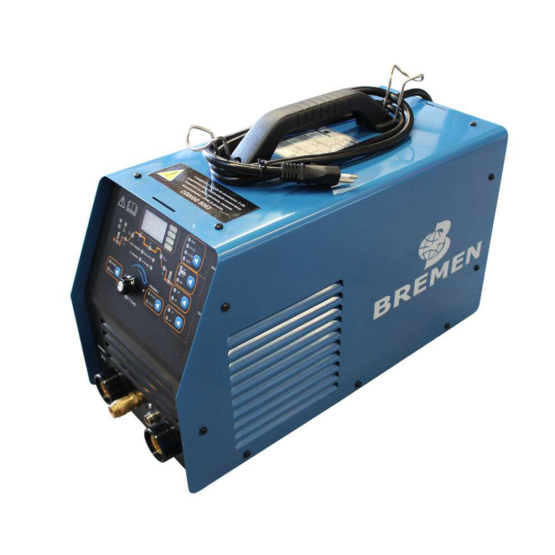 Conjunto TIG AC-DC Monofásica 220V Bremen 8093 200 Amperes com Tecnologia IGBT