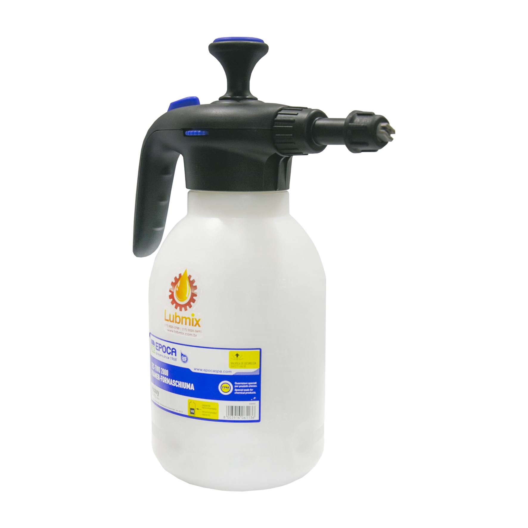 Shamporizador Pressurização Manual com Vedações em Viton Epoca 1233 Capacidade 2 Litros - Imagem 3