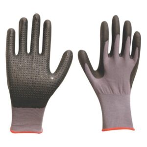 Luva em Nylon Cinza Tamanho G 0714-G