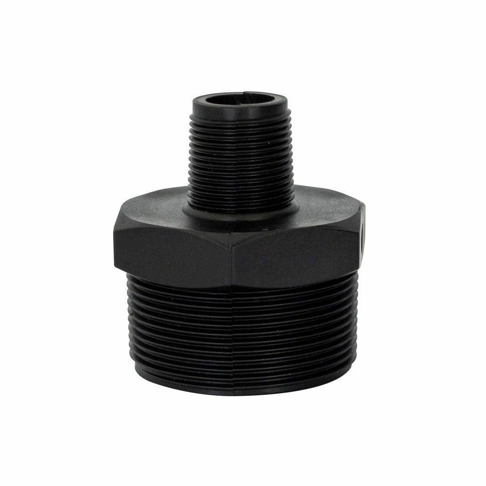 Niple Duplo Lupus MLP-0800 em Polietileno 2" x 3/4" Polegadas