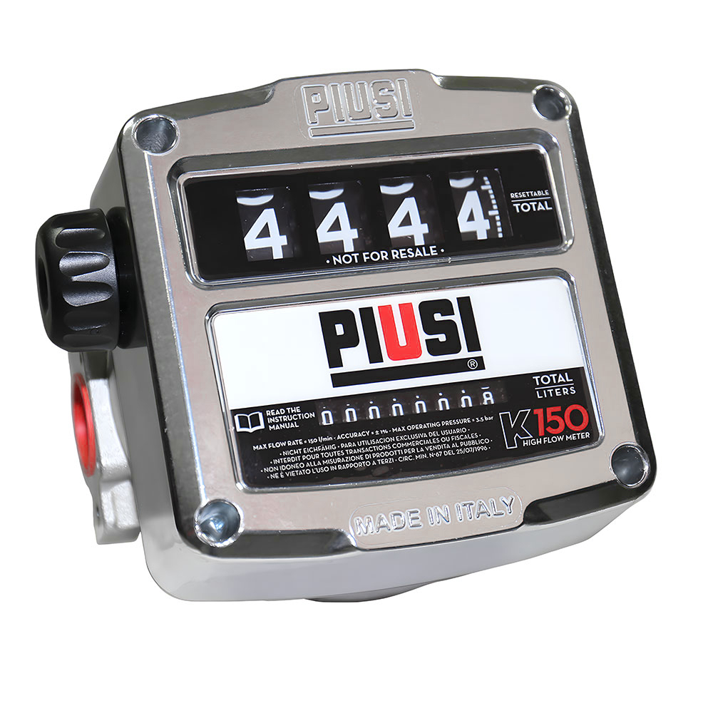Medidor Para Aviação 4 Dígitos Piusi MIX-60006 até 150L/MIN - Imagem 2