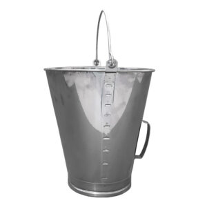 Balde Graduado INOX com Bico e Alça Lubmix MIX-BG10B Capacidade 10 Litros