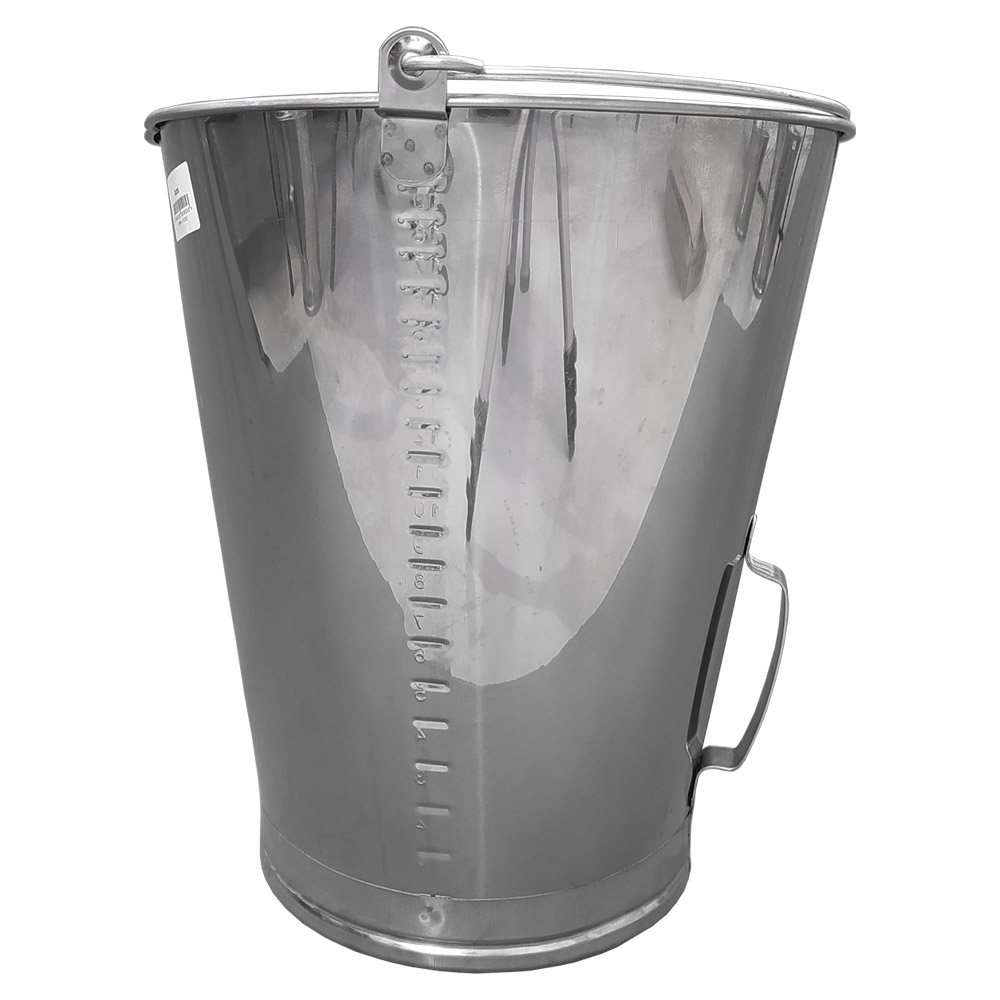 Balde Graduado INOX com Bico e Alça Lubmix MIX-BG20B Capacidade 20 Litros