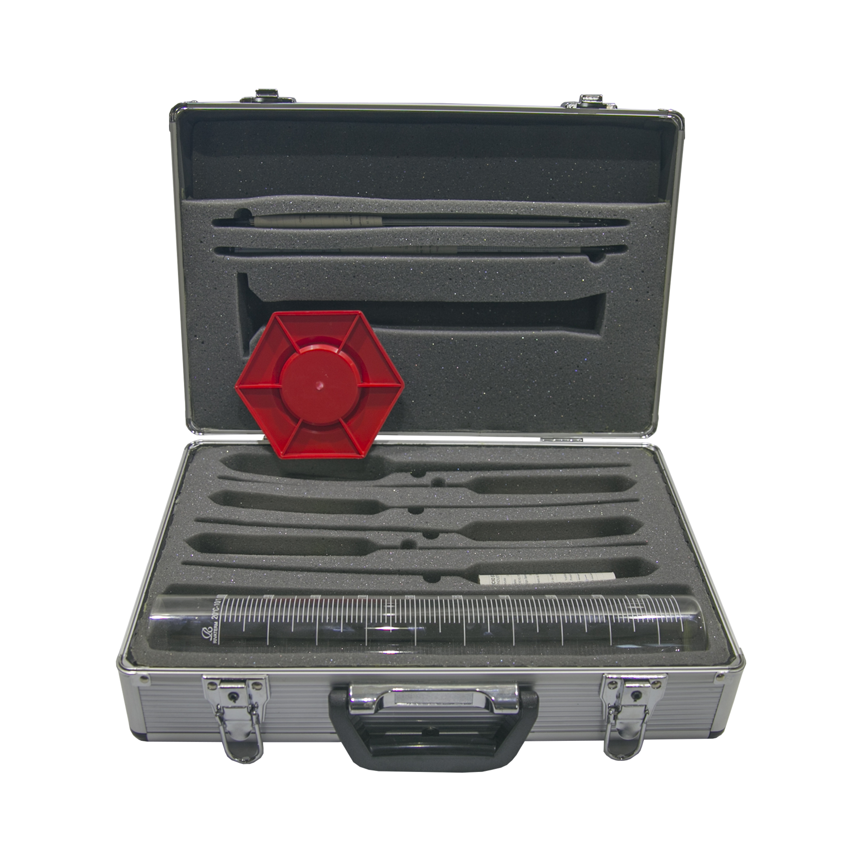 Maleta Kit para Controle de Qualidade do Combustível Lubmix MFF-501C com Proveta de 100 ml