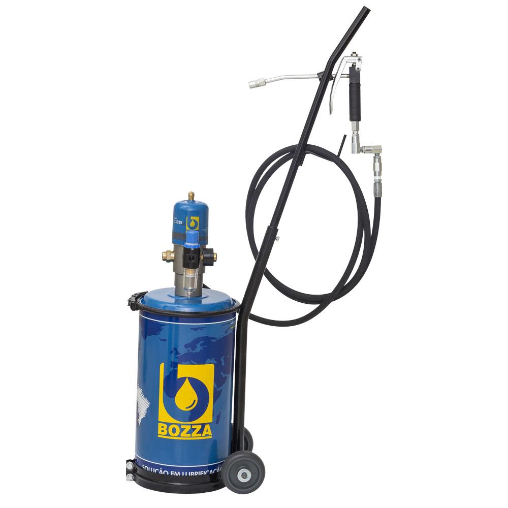 Propulsora Pneumática para Graxa Bozza 11015-G2 com Reservatório de 14KG