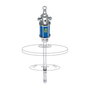Propulsora Pneumática de Graxa Bozza 14800 Adaptável a Reservatório de 200KG