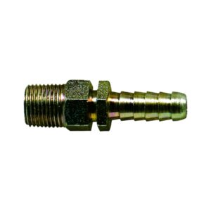 Espigão fixo com canal para Mangueira Lupus 1993 1-2 Polegadas NPT x Escama 1-2 Polegadas 10 Unidades