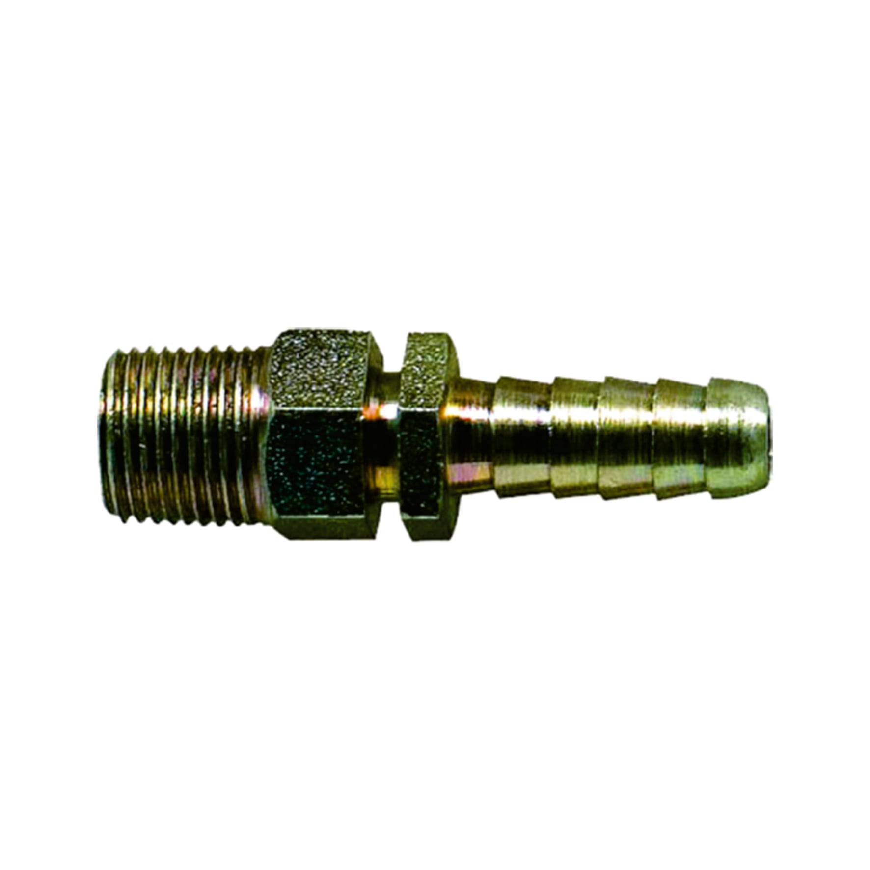 Espigão fixo com canal para Mangueira Lupus 1993 1-2 Polegadas NPT x Escama 1-2 Polegadas 10 Unidades