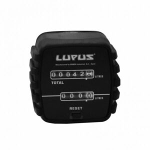 Medidor Mecânico para Óleo Lubrificante Lupus MLP-2100-KGF 04 Dígitos parciais Ø 1/2" BSP (F)