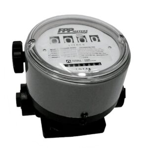 Medidor Mecânico para Óleo Lubrificante Diesel Gasolina Querosene Lupus 2100-VD de 4 Dígitos 230LPM 1-1-2 Polegadas NPT