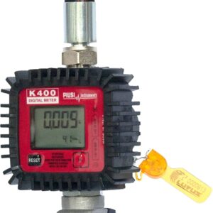 Medidor Digital com Gatilho Piusi 2100P-DO 20LPM Ø 1/2" Certificado e Lacrado pelo Inmetro