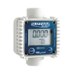 Medidor Digital de Linha para Água Piusi 2121 Acetal Fixo 1 Polegada BSP 120LPM