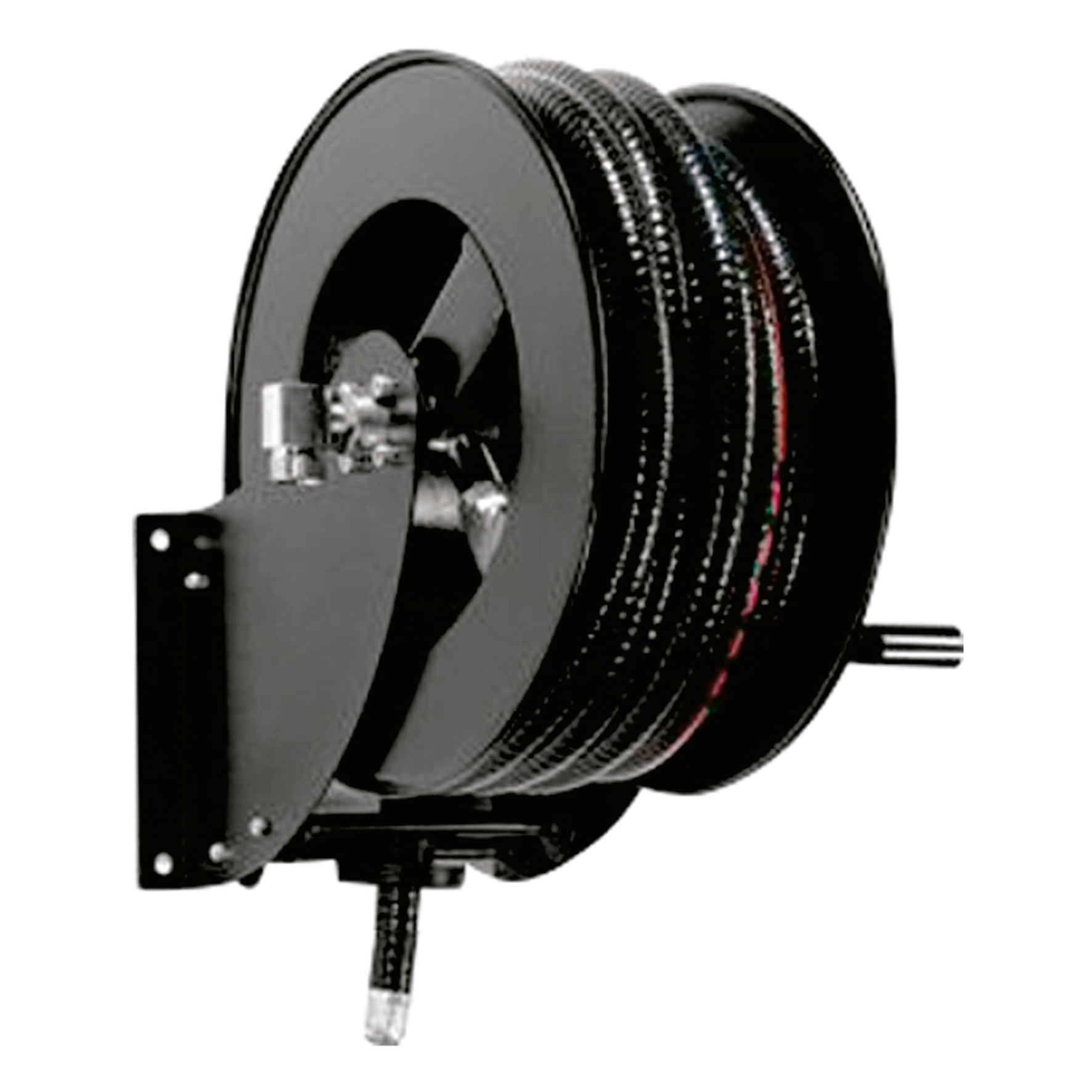 Carretel Manual Lupus 3013-MA40 Base Simples Montado 40 Metros de mangueira 1-2 Polegadas 250PSI