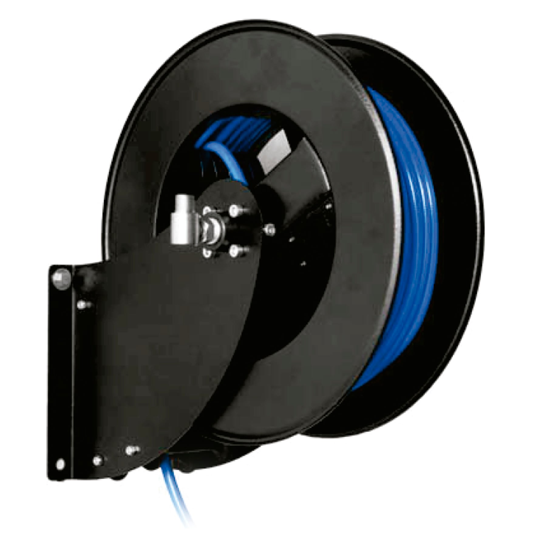 Carretel Manual Lupus 3010-MA15 Base Simples Montado 15 Metros de mangueira 1-2 Polegadas 250PSI