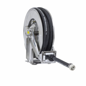 Carretel Automático com Mangueira de 10 metros Wolflube MLP-3094-M10 em Aço Inoxidável