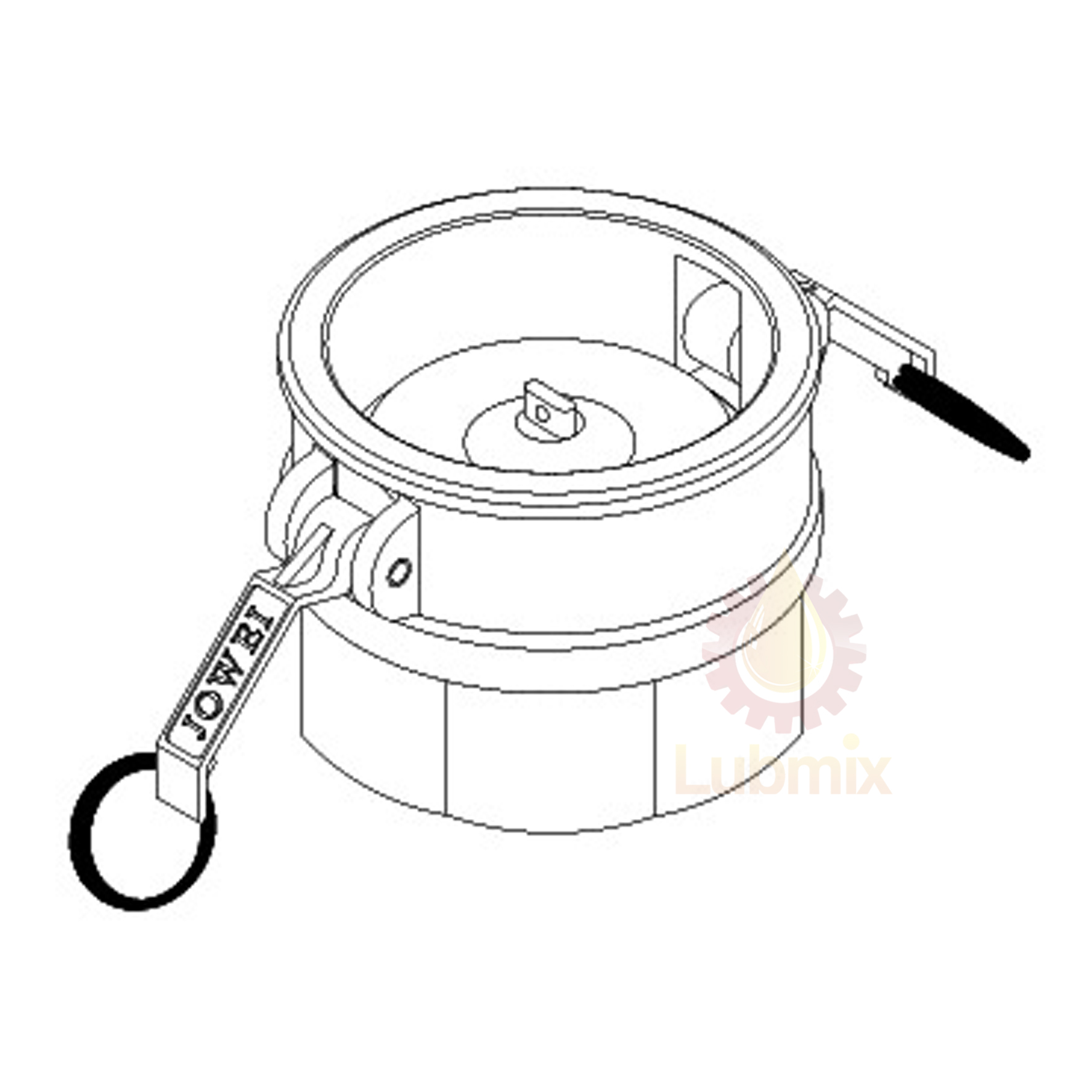 Engate Rápido Jowei 360-40F 4Pol com Rosca 4Pol BSP para Descarga de Combustível