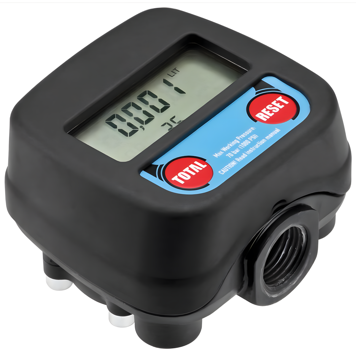 Medidor Digital para Fluidos de Lavagem e Similares de 1/2" Vazão até 40L/min Ecodora MIX-37785
