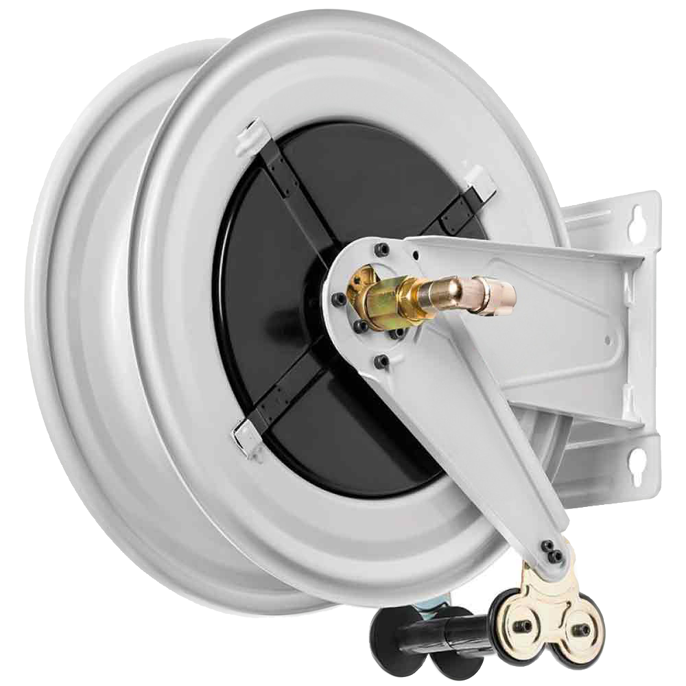 Carretel Automático Ecodora 3/8" para Graxa Compatível com Mangueira de 15m Ideal para Fixar no Teto ou Parede MIX-43050