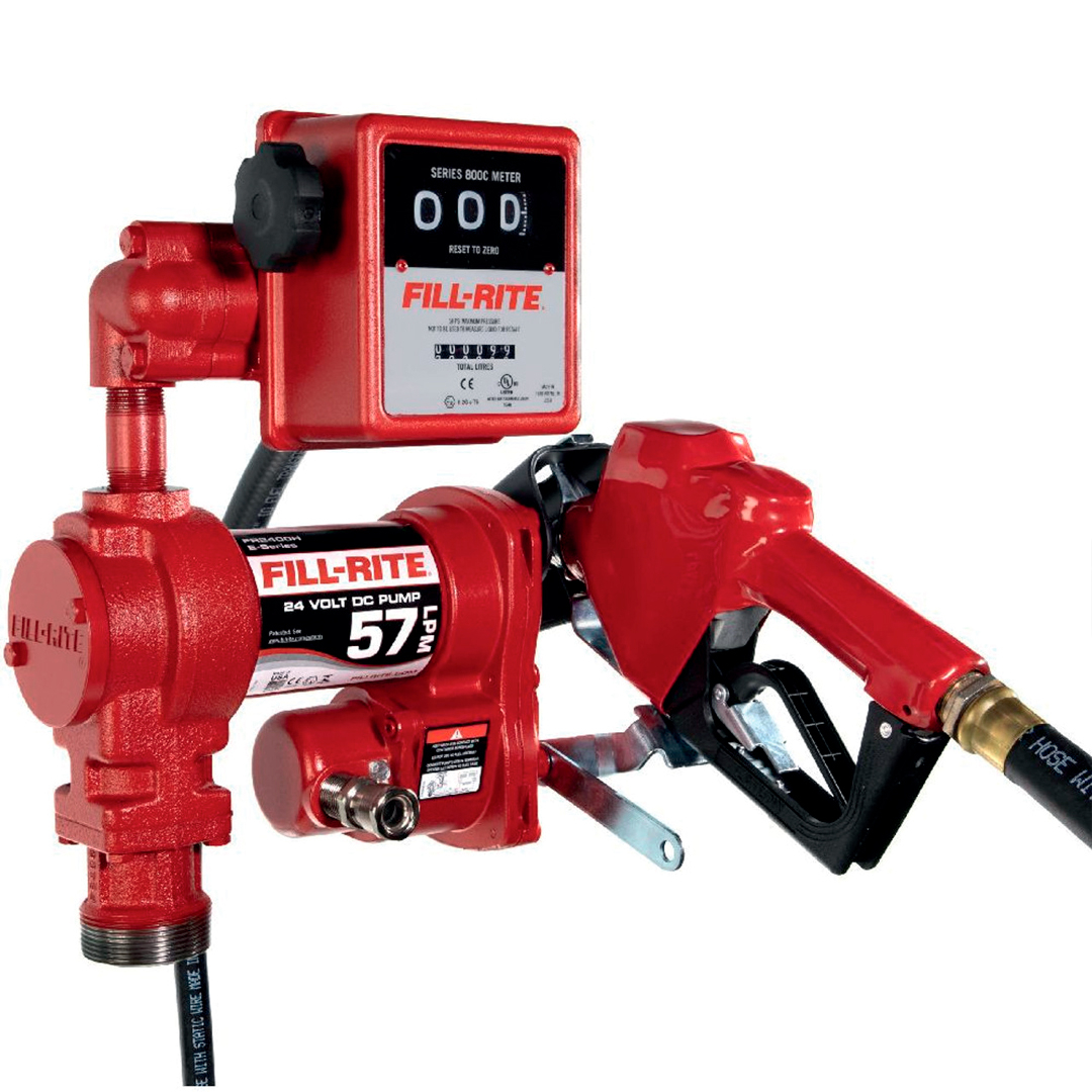 Estação Abastecimento Elétrica Com Motor Atex de 24v, Medidor Mecânico, Bico Automático Com ø 3/4” e Vazão de 57 L/min - MIX-50090