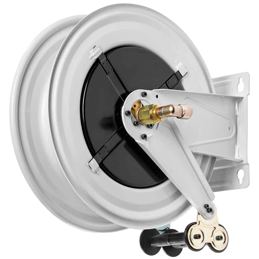 Carretel Automático Ecodora 1/2" para Graxa Compatível com Mangueira de 25m Ideal para Fixar no Teto ou Parede MIX-53050