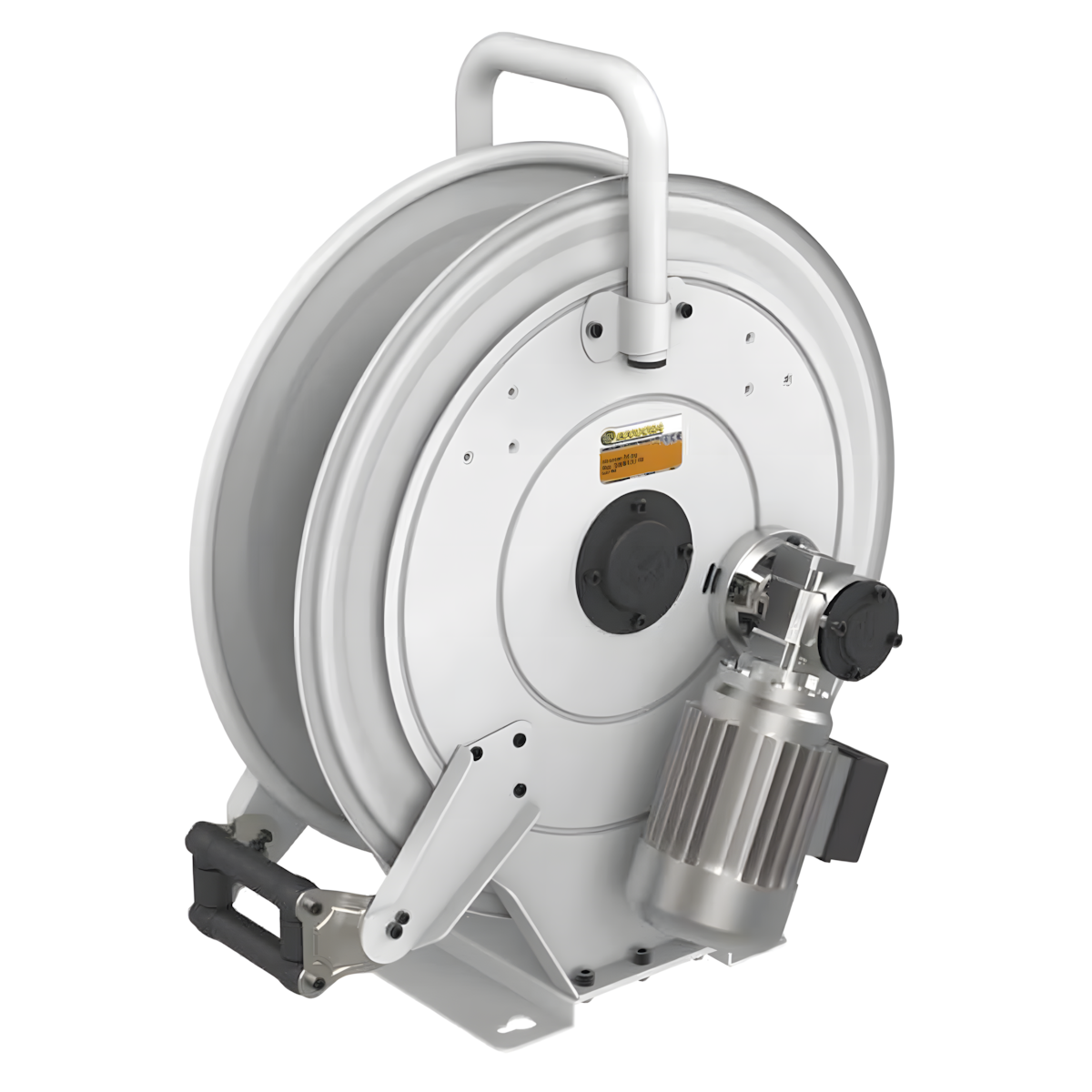Carretel de Retração Elétrica Ecodora 1/2" para Água e Ar Compatível com Mangueira de 25m Ideal para Fixar no Teto ou Parede MIX-530E2410