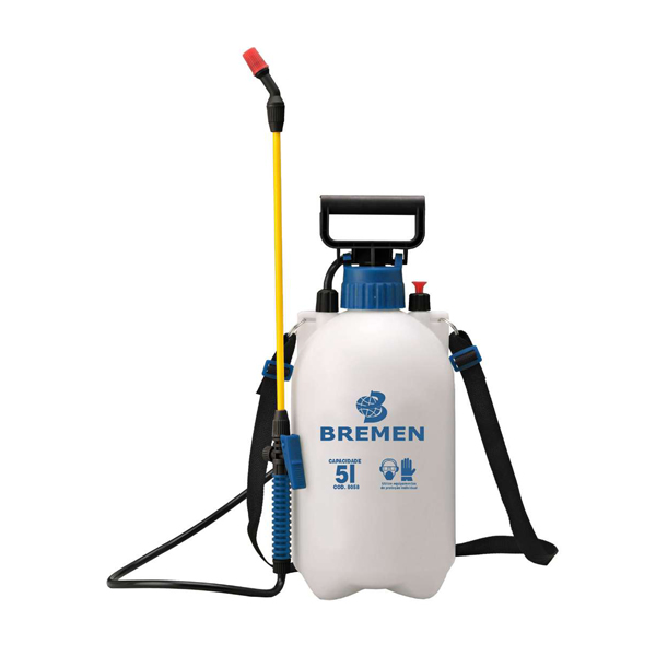 Pulverizador Lateral 5 Litros 8058 Bremen em Polietileno Acompanha Gatilho