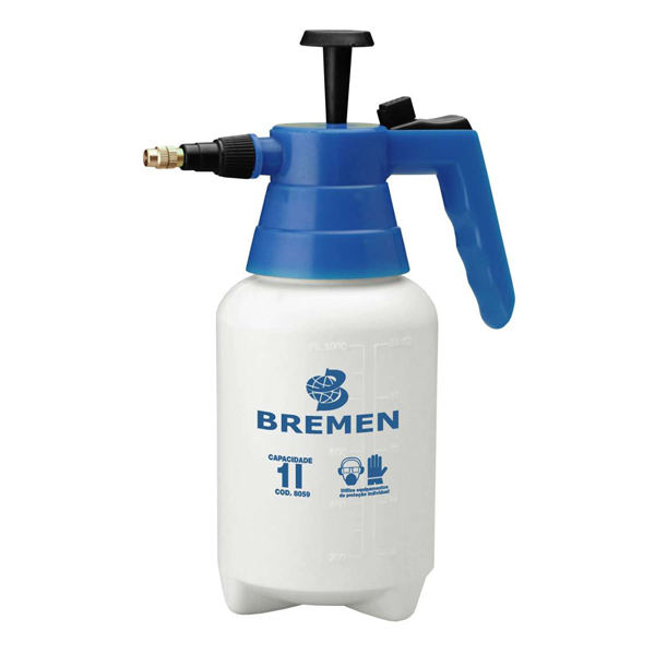 Pulverizador Manual  8059 Bremen 1000 ml em Polietileno com Bico em Latão