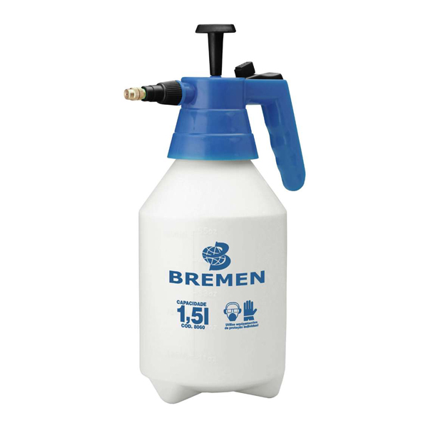 Pulverizador Manual  8060 Bremen 1500 ml em Polietileno com Bico em Latão