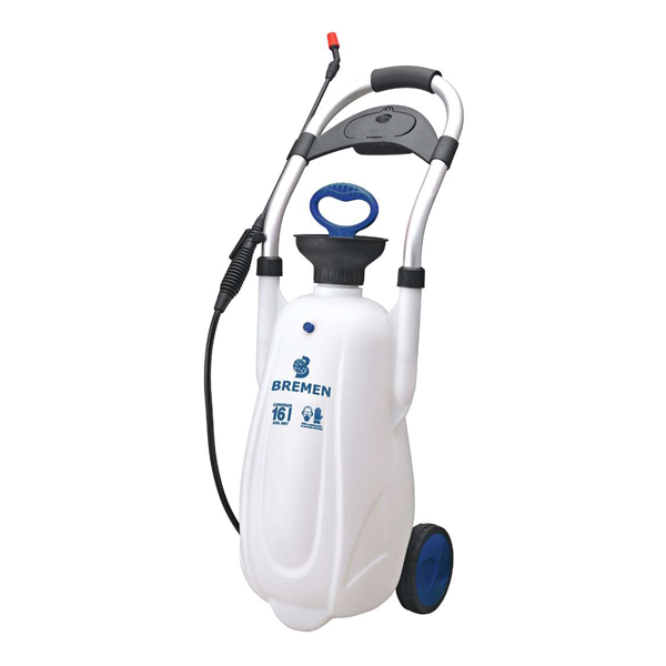 Pulverizador Carrinho 16 Litros 8067 Bremen em Polietileno com Sistema Manual de Pressurização