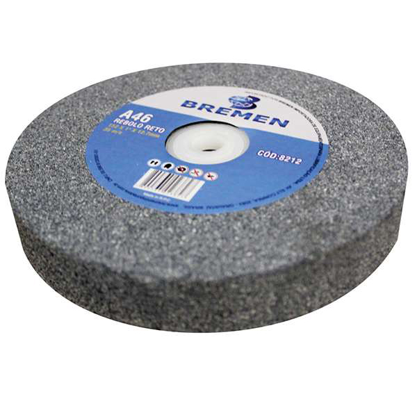 Disco Reto Uso Geral 8204 Bremen Grão 46 de 16 mm Acompanhas Buchas de Redução