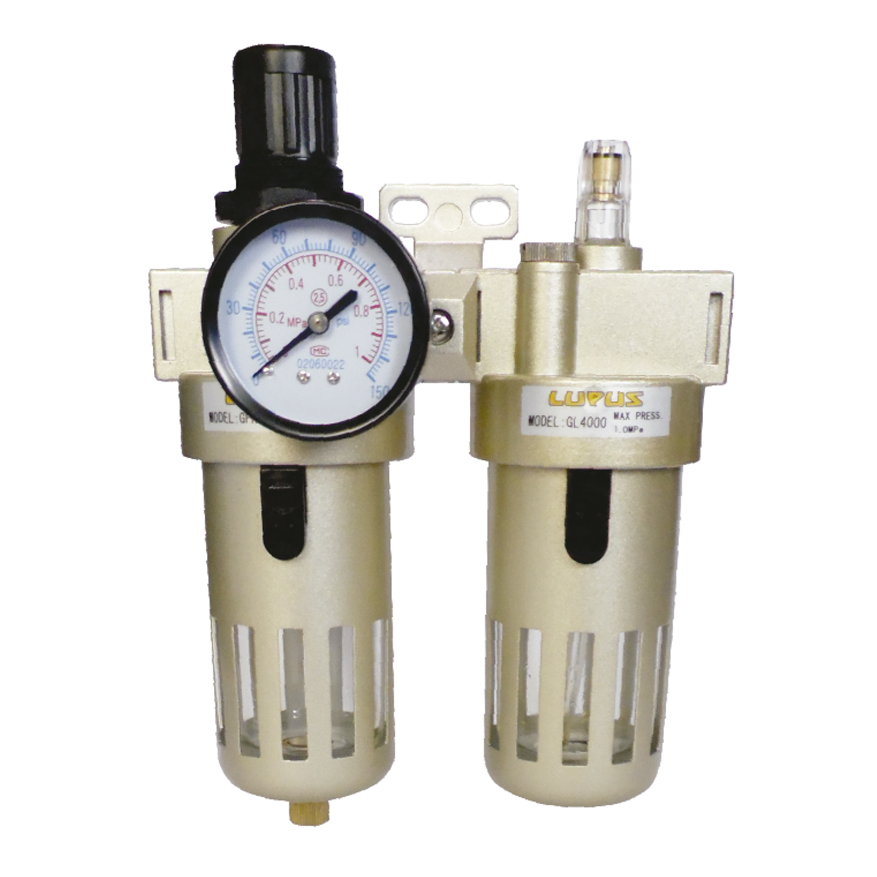Conjunto Preparador de Ar Lupus 9000-FE 3000LPM 1-2 Polegadas NPT
