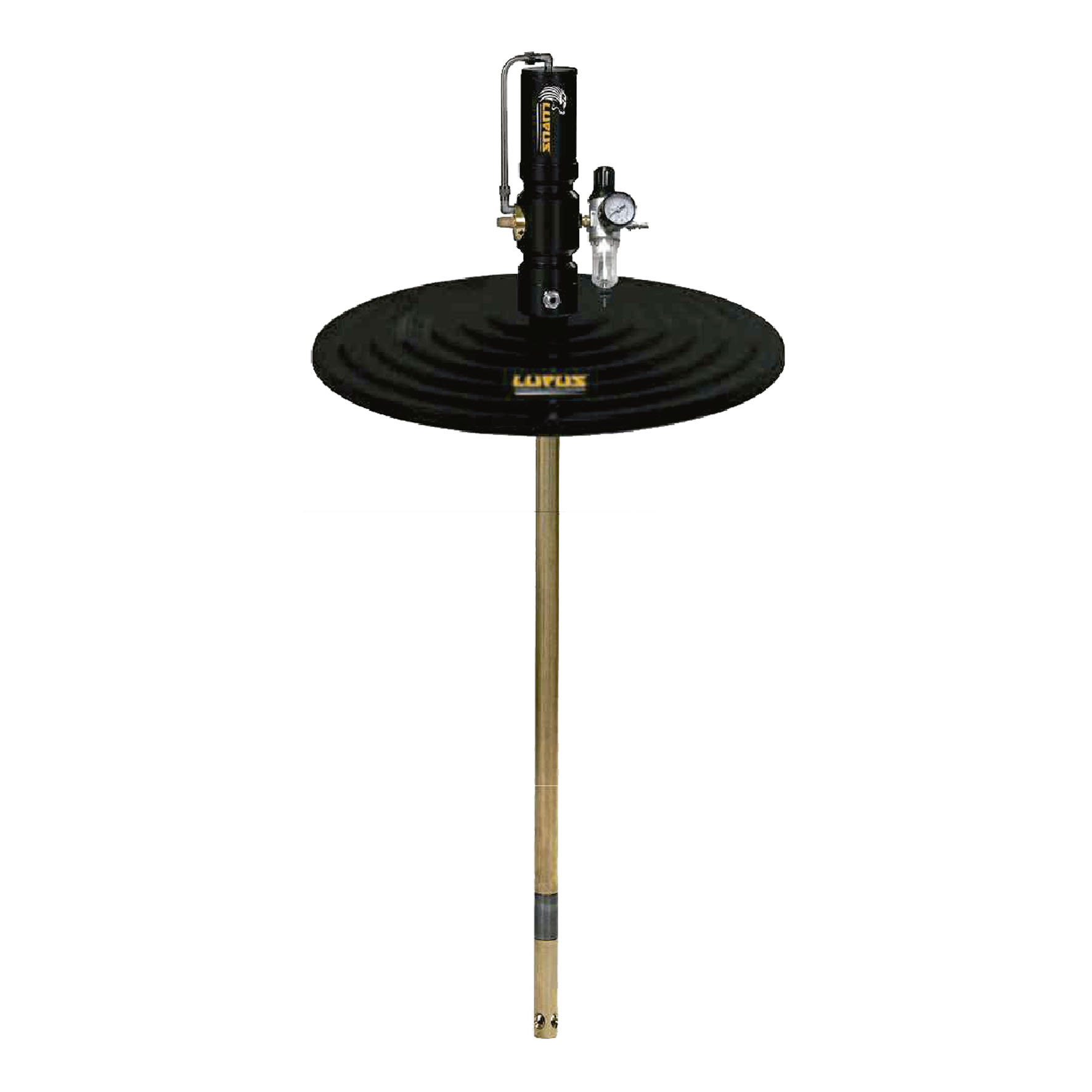 Engraxadeira Pneumática para Graxa Lupus 9000-G7 Adaptável a Reservatório de 200 Kg 1600GPM