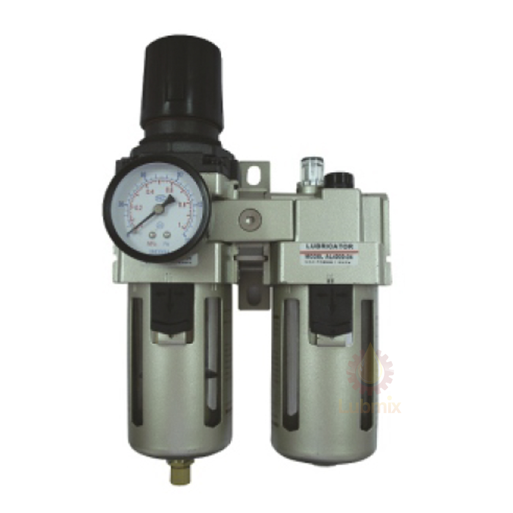 Conjunto Preparador de Ar 1-2 Polegada Lupus 9000-LM com Suporte de Parede