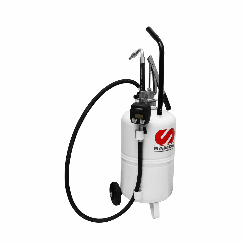 Bomba Manual para Óleo Lubrificante Samoa MLP-9005-OM 25 Litros 100ML-Ciclo com Medidor Digital