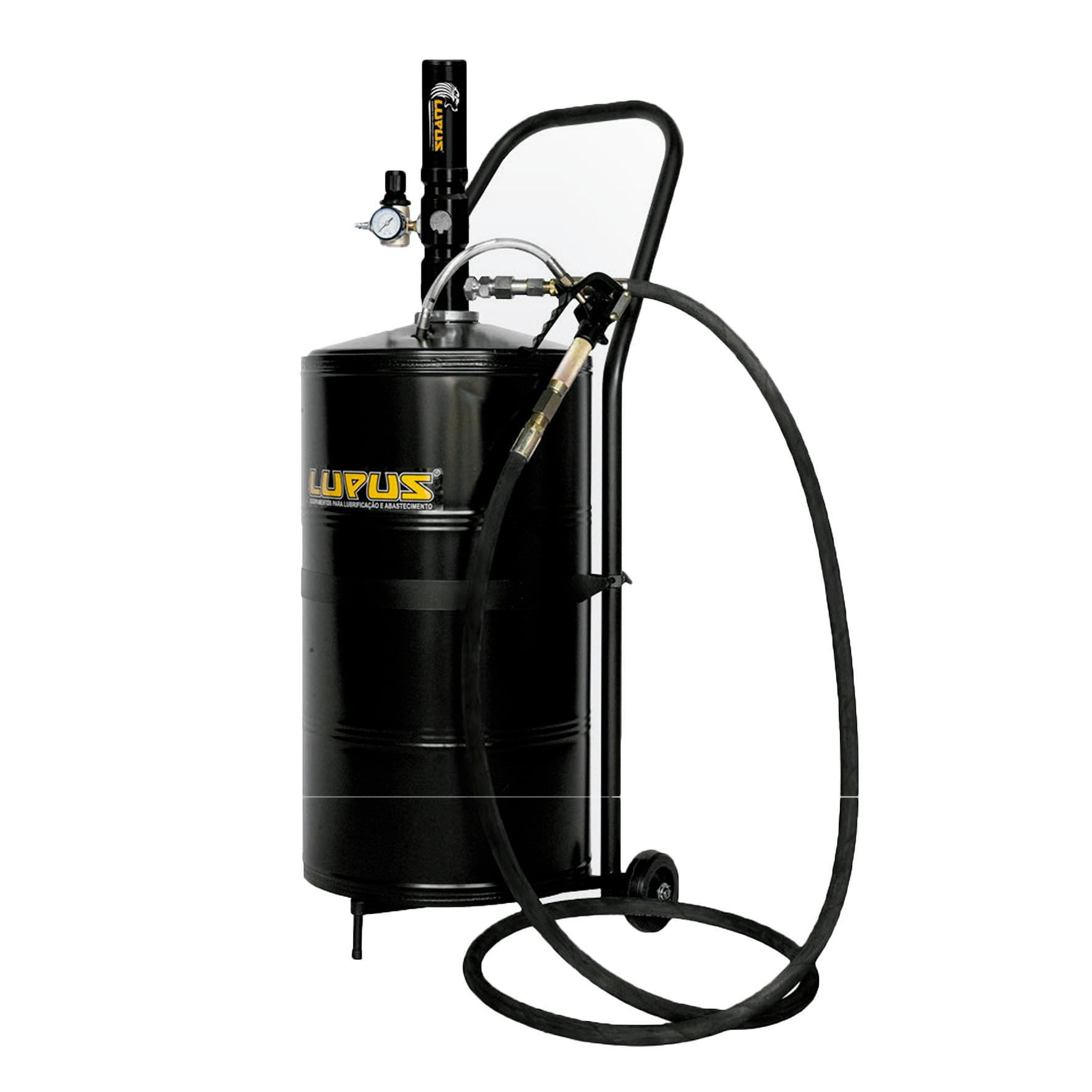 Propulsora Pneumática para Óleo Lupus MLP-9010-OG7 com Carrinho e Reservatório de 50 Litros 25LPM