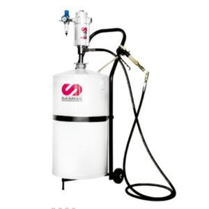 Propulsora Pneumática Gigante para Graxa Samoa MLP-9030 com Carrinho e Reservatório de 50 Kg 1200GPM