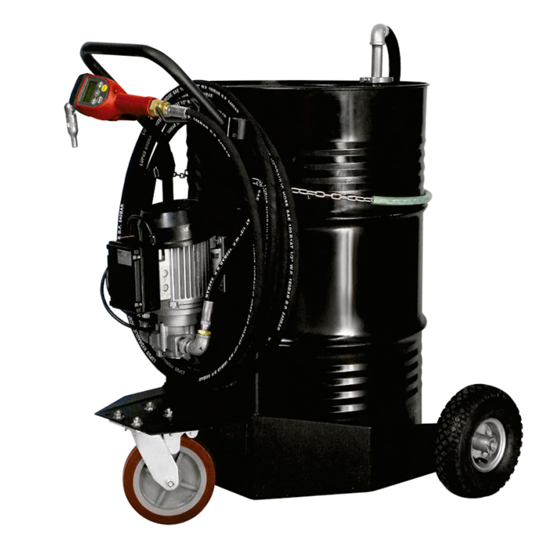 Unidade Movel Eletrica 220V Piusi 9100-P Medidor Programável Adaptável Tambor 200L-25Lpm