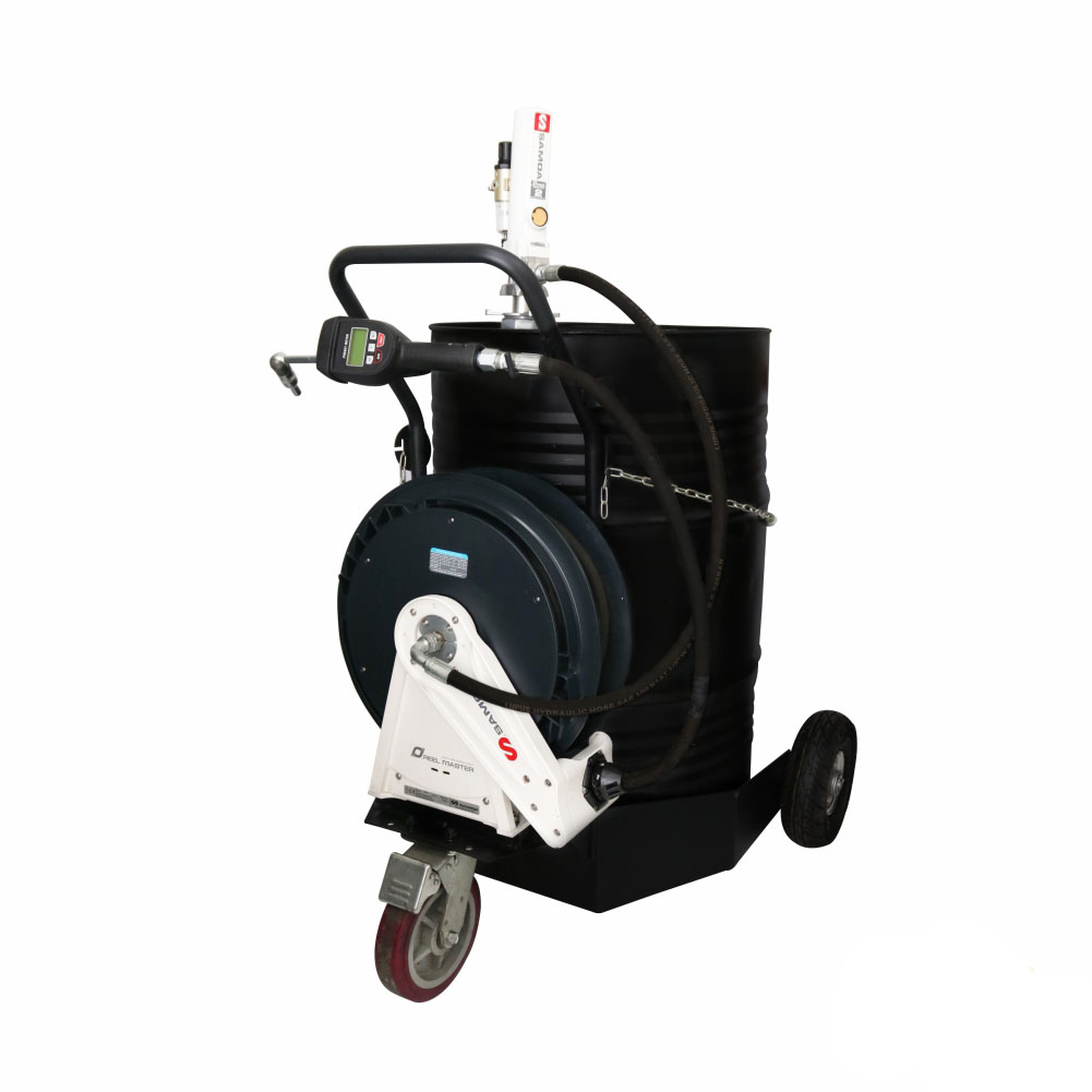 Unidade Movel Pneumática Samoa 9102-PC Med Programável Carretel Tambor 200L-35Lpm