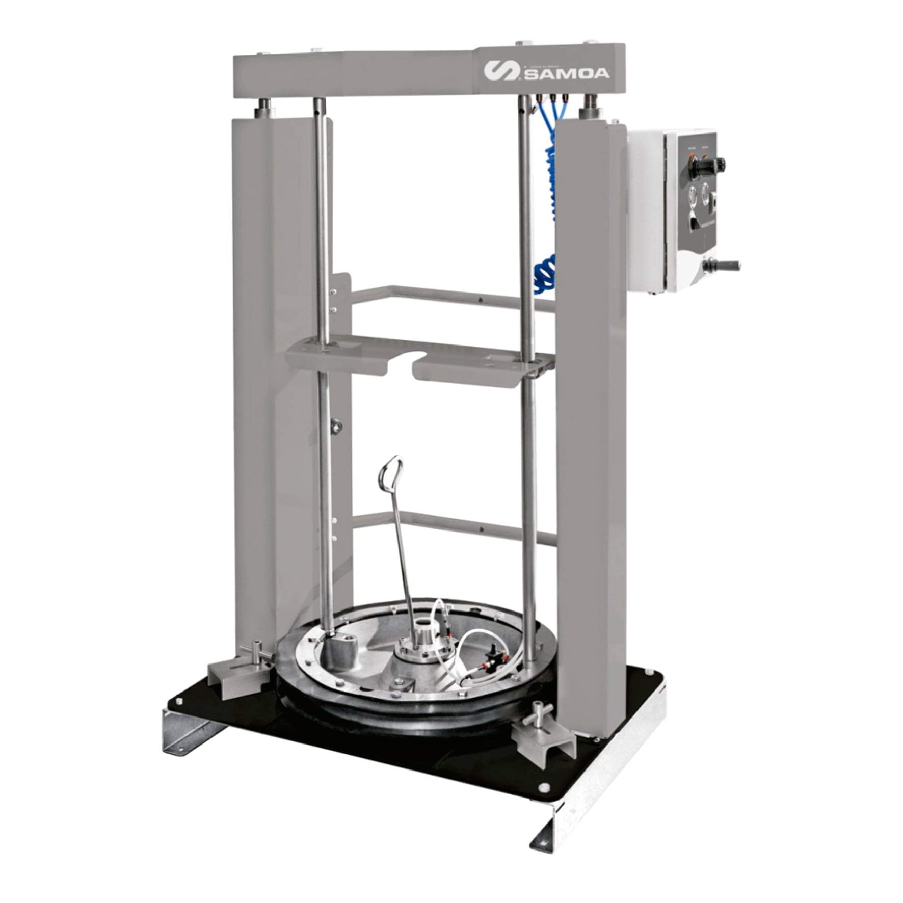 Elevador Fixo Pneumático para Compactação de Graxa Samoa 9110-S para Tambor de 200 Kg