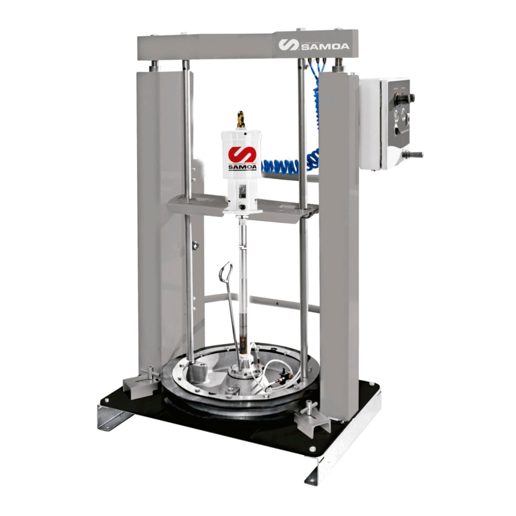 Elevador Fixo Pneumático para Compactação de Graxa com Propulsora Samoa 9110-VS1