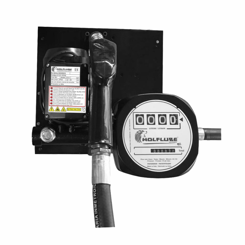 Estação de Abastecimento 220V Wolflube MLP-9123-100EW 100 LPM com 5 Metros de Mangueira
