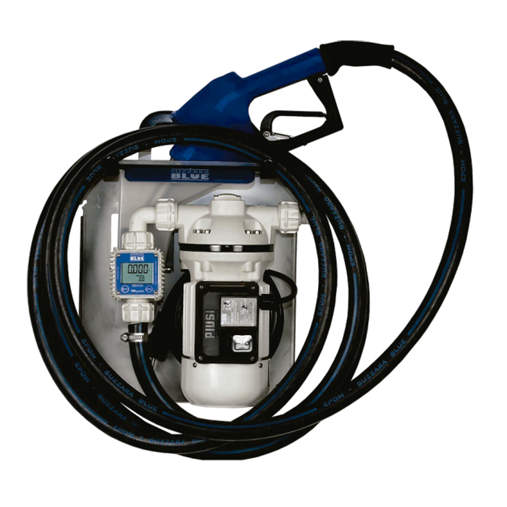 Estação de Abastecimento Elétrica Pró 12V Piusi MLP-9149 30L/Min com Bico Automático e Medidor