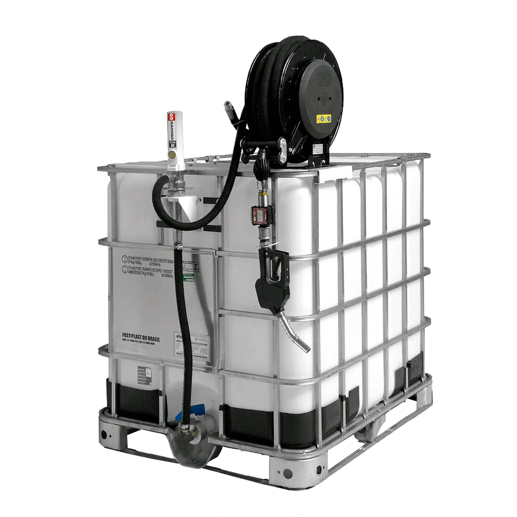 Unidade de Transferência Pneumática Piusi 9303-DC Capacidade 1000L com Carretel