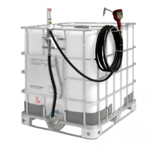 Estação de Abastecimento Samoa MLP-9304-P Medidor Programável 10m Mangueira 1/2 Pol Adaptador IBC 1000LT 35L/Min