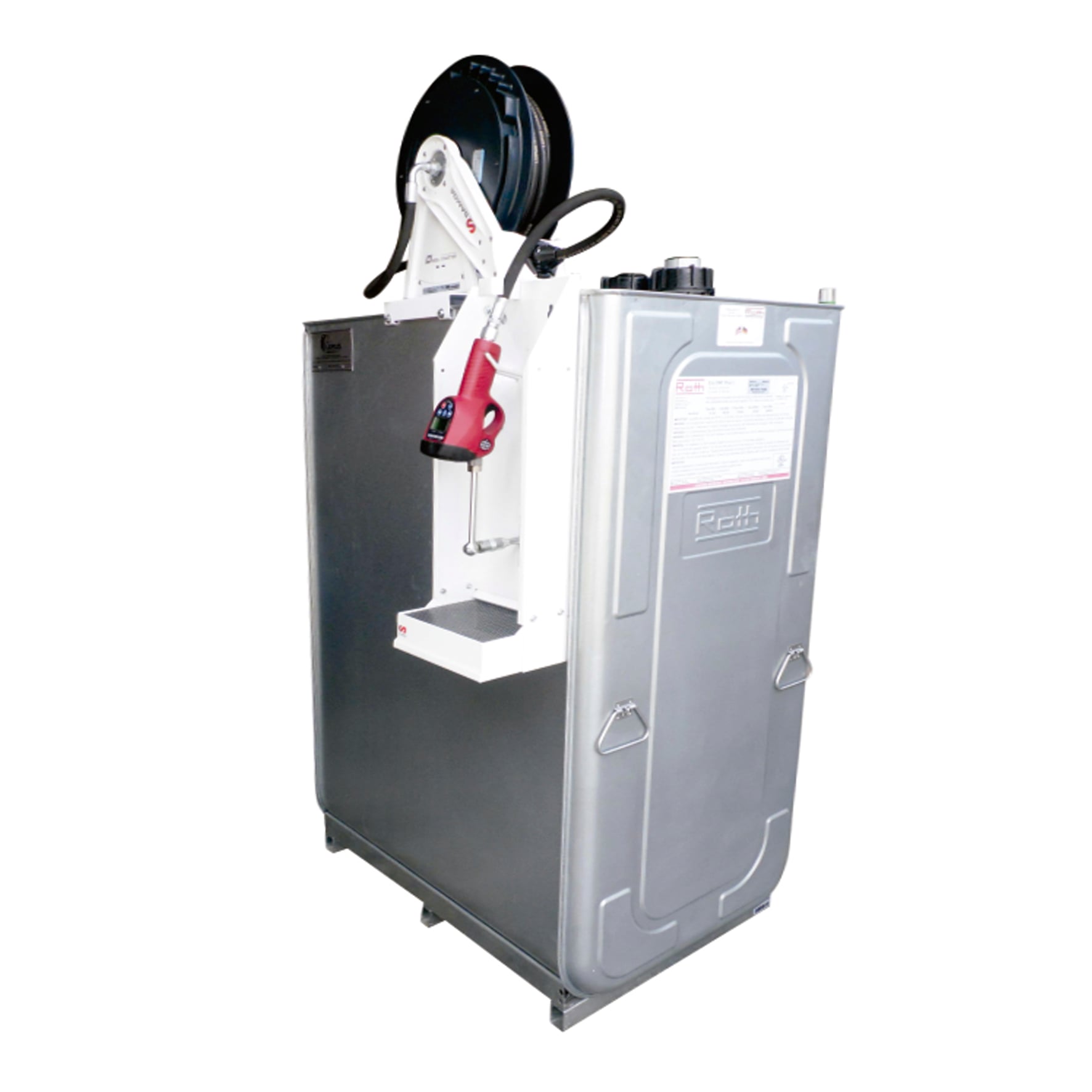 Unidade de Abastecimento Pneumática SAE 90 Lupus 9306-PC Cap 1000L 35LPM Med Dig Programável Carretel