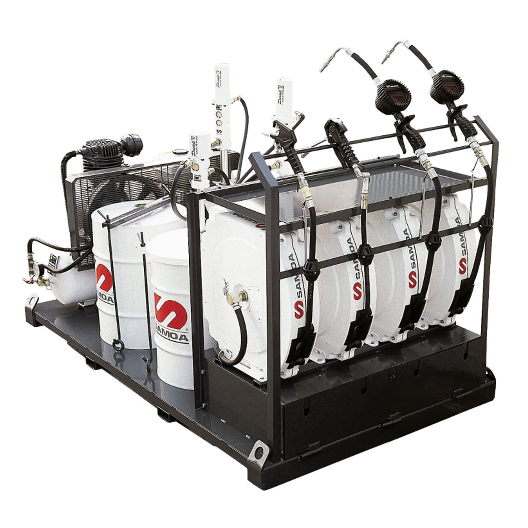 Plataforma 2x1 Super Samoa 9405 com 2 Propulsoras para Óleo e 1 para Graxa 200L