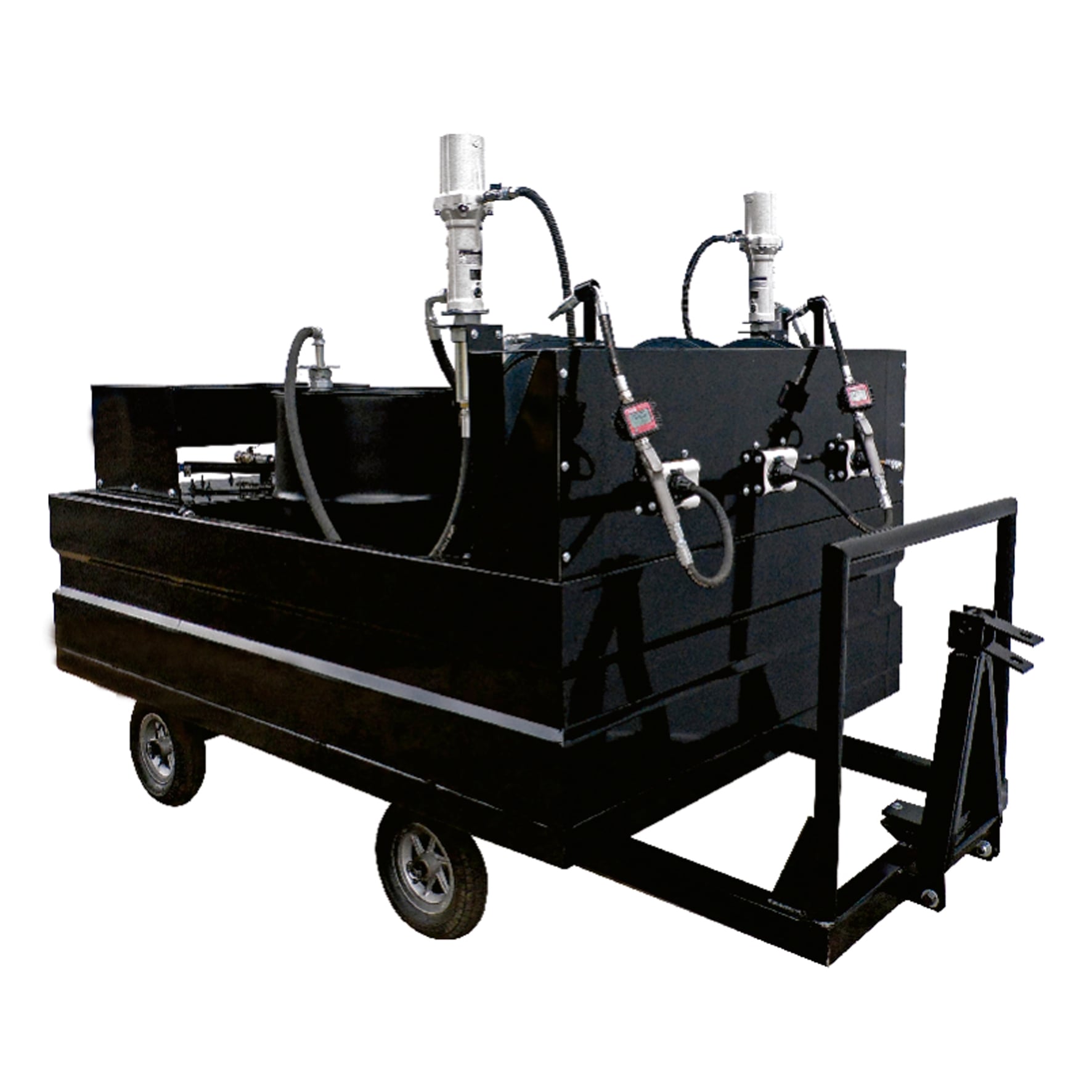 Mini-Comboio Pneumático para Lubrificação tipo Reboque Lupus 9521 com 3 Propulsoras Óleo e 1 Graxa