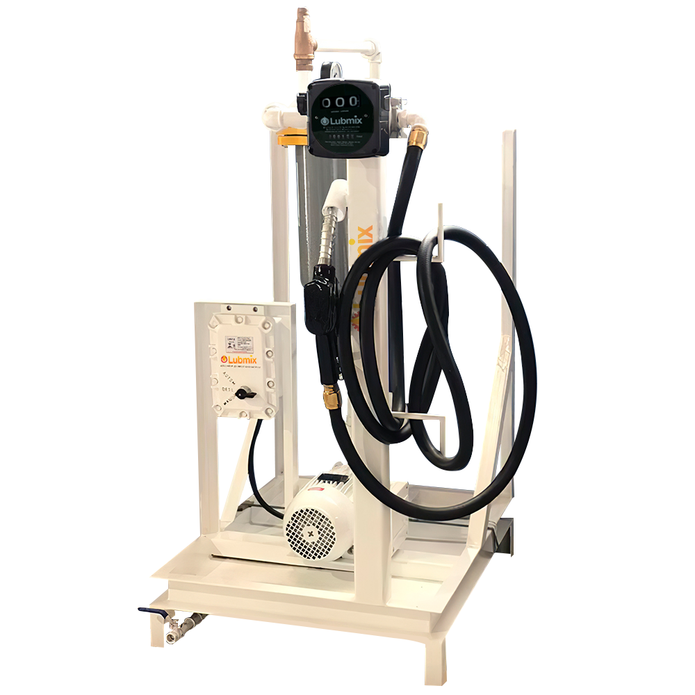Sistema para Abastecimento de Diesel Lubmix MIX-SKID-75 com Vazão de 75 LPM
